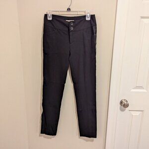 Black CAbi button front pants - Size 4
